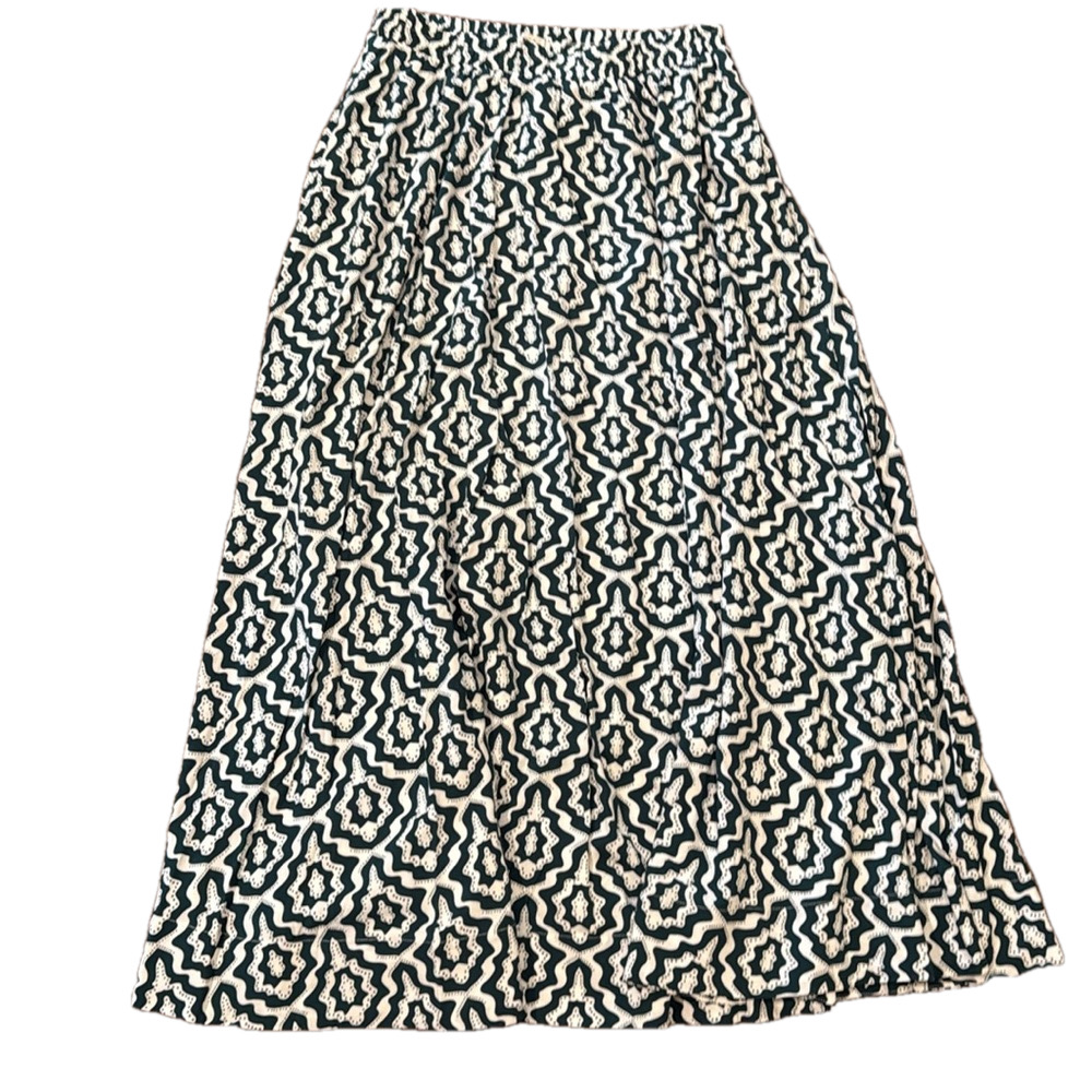 LOFT Green and White Geometric Maxi Skirt Set - Picture 6 of 6